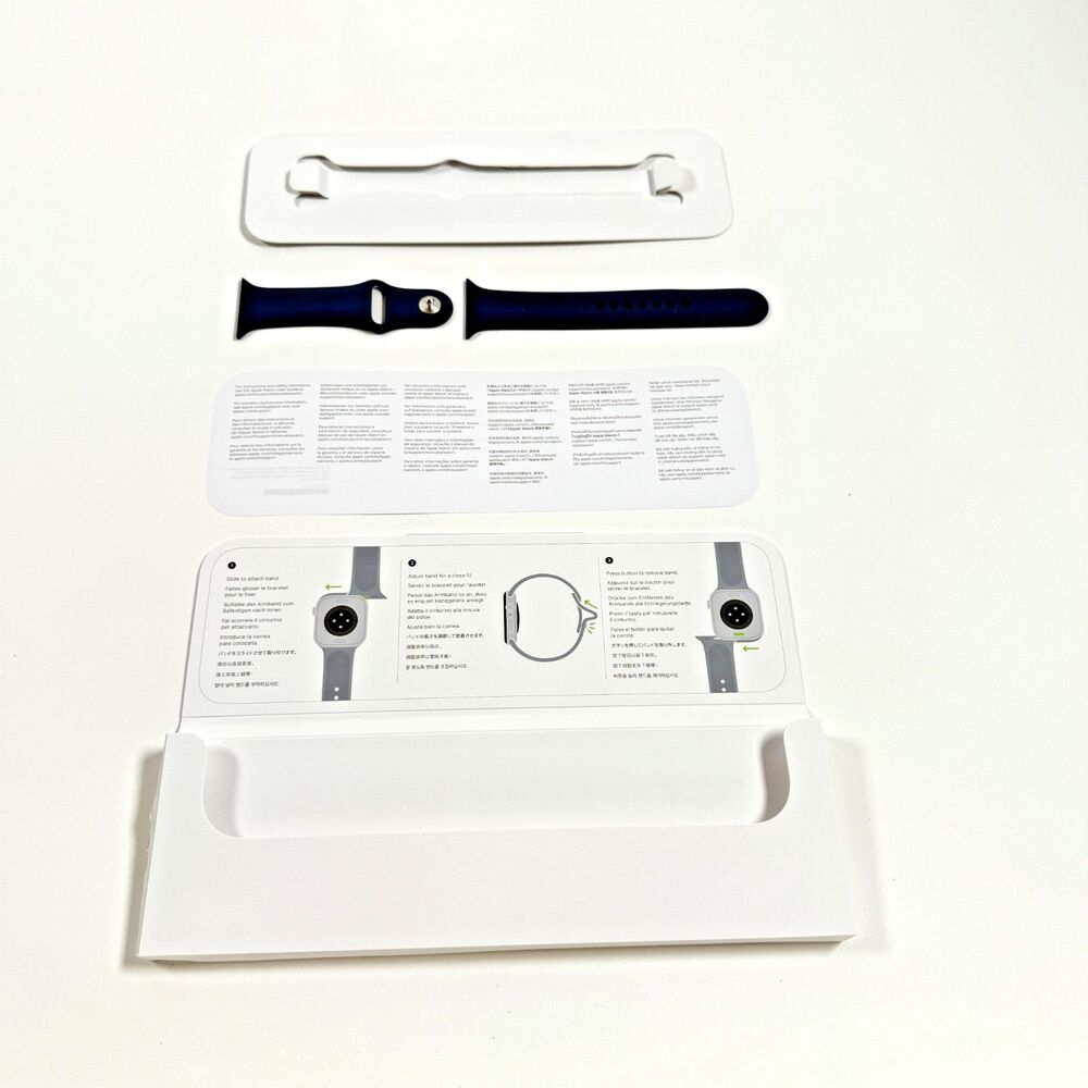 Apple Watch Sport Band β Navy Blue, Authentic, 42/44/45mm β New in Box